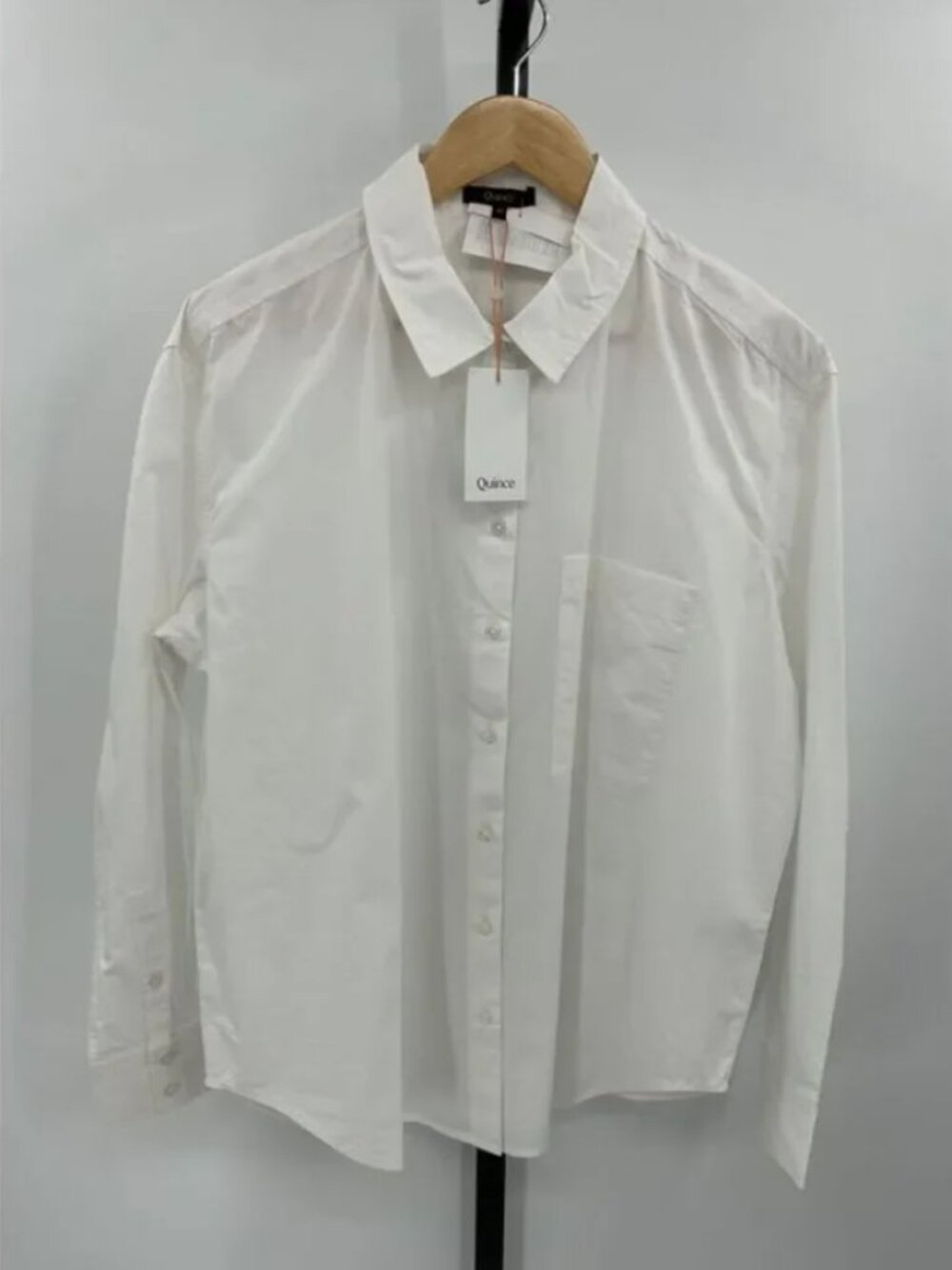 NWT Quince 100% Organic Cotton Poplin Long Sleeve Shirt - Picture 4 of 4